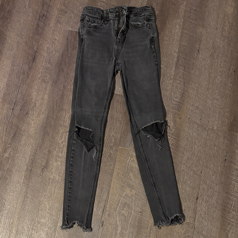 Wild Fable Black Distressed Skinny Jeans